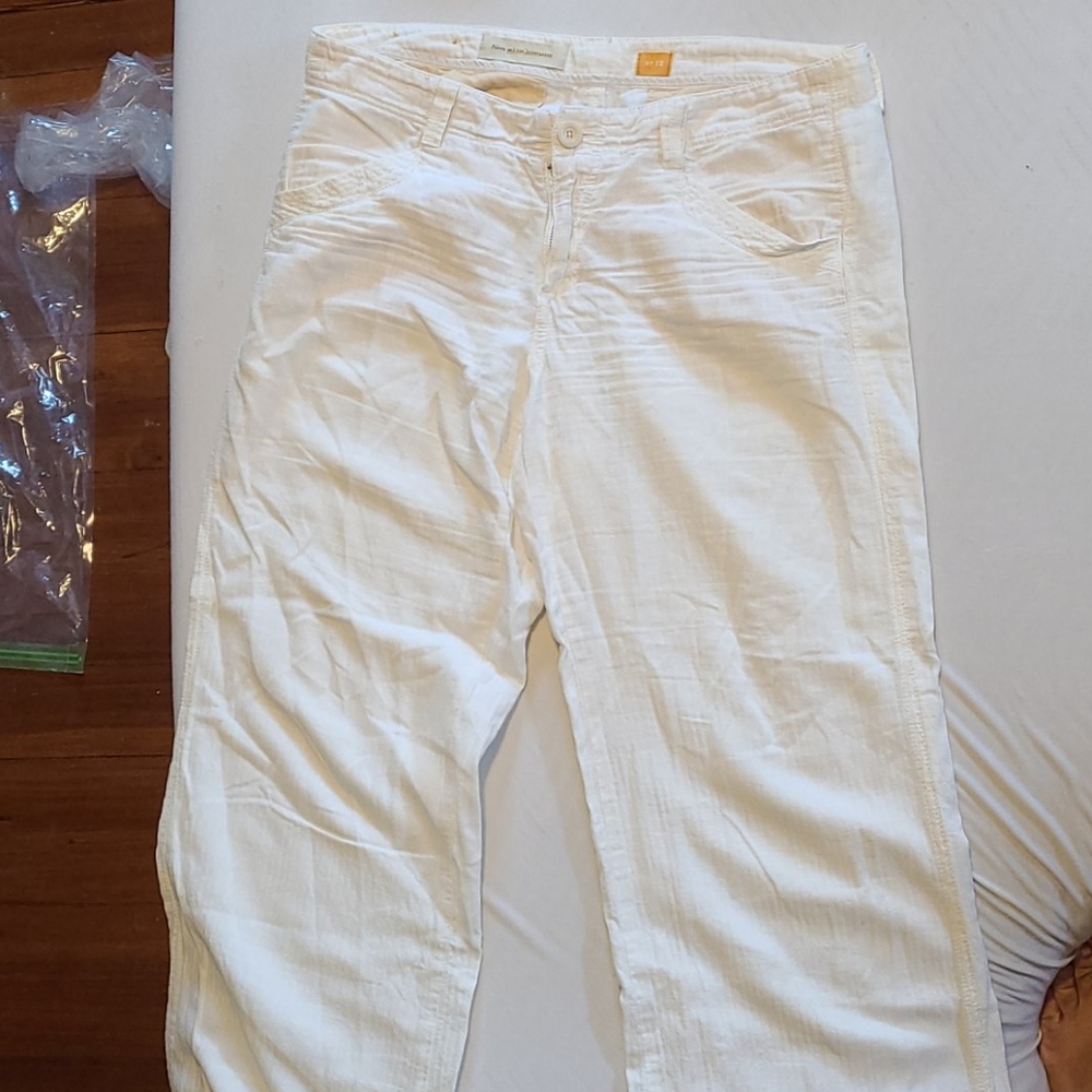 Anthropology Linen Pant